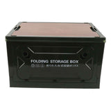 Collapsible Camping Storage Box Pulley Design Waterproof 5 Sides Opening Camping Folding Storage Bins for Car Outdoor Green In Australia - Darrahopens