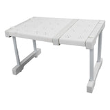 Expandable Closet Shelf Organizer Adjustable Space Saving Wardrobe Sink Tension Shelf 24cm Width 22cm Height Length 27 to 38cm/10.6 to 15.0in In Australia - Darrahopens