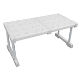 Expandable Closet Shelf Organizer Adjustable Space Saving Wardrobe Sink Tension Shelf 24cm Width 22cm Height Length 37 to 48cm/14.6 to 18.9in