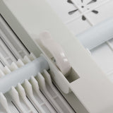 Expandable Closet Shelf Organizer Adjustable Space Saving Wardrobe Sink Tension Shelf 24cm Width 22cm Height Length 37 to 48cm/14.6 to 18.9in