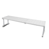 Expandable Closet Shelf Organizer Adjustable Space Saving Wardrobe Sink Tension Shelf 24cm Width 22cm Height Length 67 to 88cm/26.4 to 34.6in In Australia - Darrahopens