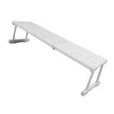 Expandable Closet Shelf Organizer Adjustable Space Saving Wardrobe Sink Tension Shelf 24cm Width 22cm Height Length 67 to 88cm/26.4 to 34.6in