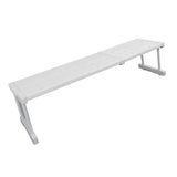 Expandable Closet Shelf Organizer Adjustable Space Saving Wardrobe Sink Tension Shelf 24cm Width 22cm Height Length 67 to 88cm/26.4 to 34.6in