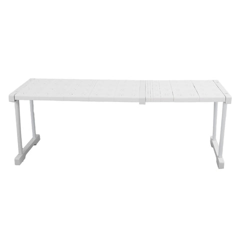 Expandable Shelf Stackable 121lb Load Bearing Divider Storage Rack for Closet Cabinet Cupboard Length 67‑88cm / 26.4‑34.6in In Australia - Darrahopens