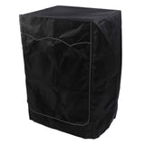 Washing Machine Cover Washer Dryer Cover Suit Most Front Load Waterproof Suncreen Dustproof All Weather Protection Black 60x60x88cm / 23.6x23.6x34.6in In Australia - Darrahopens
