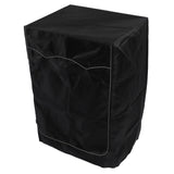 Washing Machine Cover Washer Dryer Cover Suit Most Front Load Waterproof Suncreen Dustproof All Weather Protection Black 60x60x88cm / 23.6x23.6x34.6in