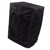 Washing Machine Cover Washer Dryer Cover Suit Most Front Load Waterproof Suncreen Dustproof All Weather Protection Black 60x60x88cm / 23.6x23.6x34.6in