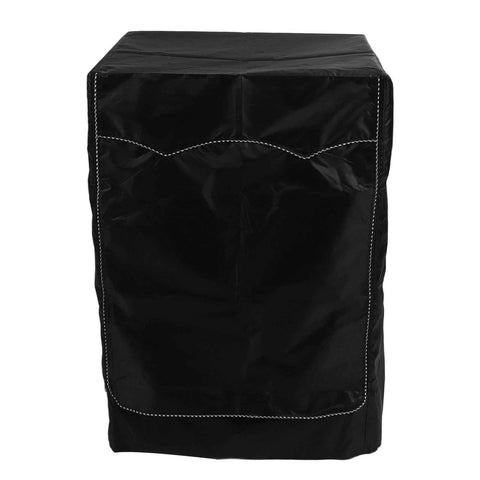 Washing Machine Cover Washer Dryer Cover Suit Most Front Load Waterproof Suncreen Dustproof All Weather Protection Black 63x68x100cm / 24.8x26.8x39.4in In Australia - Darrahopens