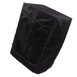 Washing Machine Cover Washer Dryer Cover Suit Most Front Load Waterproof Suncreen Dustproof All Weather Protection Black 63x68x100cm / 24.8x26.8x39.4in