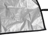 Washing Machine Cover Washer Dryer Cover Suit Most Front Load Waterproof Suncreen Dustproof All Weather Protection Black 63x68x100cm / 24.8x26.8x39.4in