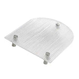 Clear Vanity Tray Transparent Acrylic Simple Modern Style Widely Used Coffee Table Tray for Family Office Cafe Bar U Shape 26x20x3.5cm