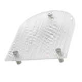 Clear Vanity Tray Transparent Acrylic Simple Modern Style Widely Used Coffee Table Tray for Family Office Cafe Bar U Shape 26x20x3.5cm