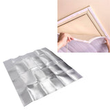 Attic Fan Seal Cover PE and Aluminum Efficient Insulation Film Dustproof Attic Vent Insulation Cover for Home 129x129cm/50.79x50.79in