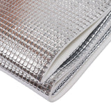 Attic Fan Seal Cover PE and Aluminum Efficient Insulation Film Dustproof Attic Vent Insulation Cover for Home 129x129cm/50.79x50.79in