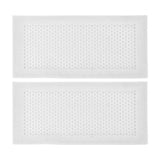 2Pcs Baby Proof Vent Cover Child Proof Safe Soft Silicone for Home Floor Catch Debris Hair Insect White In Australia - Darrahopens