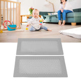 2Pcs Baby Proof Vent Cover Child Proof Safe Soft Silicone for Home Floor Catch Debris Hair Insect Gray In Australia - Darrahopens