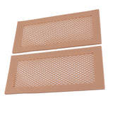 2Pcs Baby Proof Vent Cover Child Proof Safe Soft Silicone for Home Floor Catch Debris Hair Insect Pink