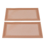 2Pcs Baby Proof Vent Cover Child Proof Safe Soft Silicone for Home Floor Catch Debris Hair Insect Pink