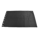 Grommet Blackout Curtains Punch Free Thermal Insulated Room Darkening Curtains for Bedroom Living Room Black 132x213cm / 52.0x83.9in