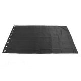 Grommet Blackout Curtains Punch Free Thermal Insulated Room Darkening Curtains for Bedroom Living Room Black 132x213cm / 52.0x83.9in