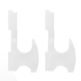 2PCS Lightsaber Stand Wall Mount Holder Acrylic Easy Installation Wand Stand for Wand Cosplay Transparent