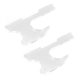 2PCS Lightsaber Stand Wall Mount Holder Acrylic Easy Installation Wand Stand for Wand Cosplay Transparent