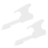 2PCS Lightsaber Stand Wall Mount Holder Acrylic Easy Installation Wand Stand for Wand Cosplay Transparent