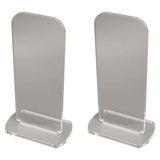 2Pcs Acrylic Boxing Glove Stand Vertical Boxing Glove Display Stand Acrylic Gloves Holder Transparent