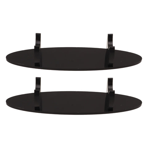 2PCS Pen Holder Display Stand Acrylic Desktop Pen Showcase Rack Organizer for Makeup Brush Paintbrush Home School Office Black In Australia - Darrahopens