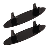 2PCS Pen Holder Display Stand Acrylic Desktop Pen Showcase Rack Organizer for Makeup Brush Paintbrush Home School Office Black