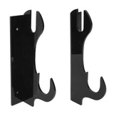 2 Pcs Samurai Knife Holder Wall Mounted Samurai Sword Holder Sword Wall Display Rack Black In Australia - Darrahopens