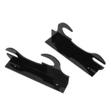 2 Pcs Samurai Knife Holder Wall Mounted Samurai Sword Holder Sword Wall Display Rack Black In Australia - Darrahopens