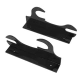 2 Pcs Samurai Knife Holder Wall Mounted Samurai Sword Holder Sword Wall Display Rack Black In Australia - Darrahopens