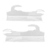 2 Pcs Samurai Knife Holder Wall Mounted Samurai Sword Holder Sword Wall Display Rack Transparent