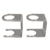 2PCS Baseball Bat Wall Stand Acrylic Wall Mounted Ball Holder Rack Baseball Bat Display Shelf for Home Stadium Office Collection Transparent