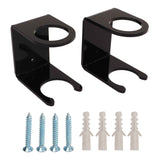 2PCS Baseball Bat Wall Stand Acrylic Wall Mounted Ball Holder Rack Baseball Bat Display Shelf for Home Stadium Office Collection Black In Australia - Darrahopens