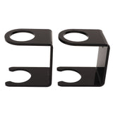2PCS Baseball Bat Wall Stand Acrylic Wall Mounted Ball Holder Rack Baseball Bat Display Shelf for Home Stadium Office Collection Black In Australia - Darrahopens