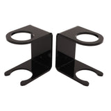 2PCS Baseball Bat Wall Stand Acrylic Wall Mounted Ball Holder Rack Baseball Bat Display Shelf for Home Stadium Office Collection Black