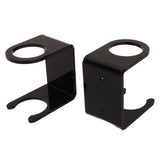 2PCS Baseball Bat Wall Stand Acrylic Wall Mounted Ball Holder Rack Baseball Bat Display Shelf for Home Stadium Office Collection Black