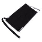 Airplane Seat Extender for Kids Canvas Portable Toddler Travel Bed Airplane Footrest Hammock for Flights Black