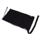 Airplane Seat Extender for Kids Canvas Portable Toddler Travel Bed Airplane Footrest Hammock for Flights Black