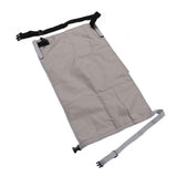 Airplane Seat Extender for Kids Canvas Portable Toddler Travel Bed Airplane Footrest Hammock for Flights Grey