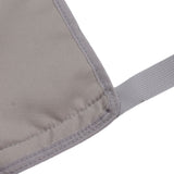 Airplane Seat Extender for Kids Canvas Portable Toddler Travel Bed Airplane Footrest Hammock for Flights Grey