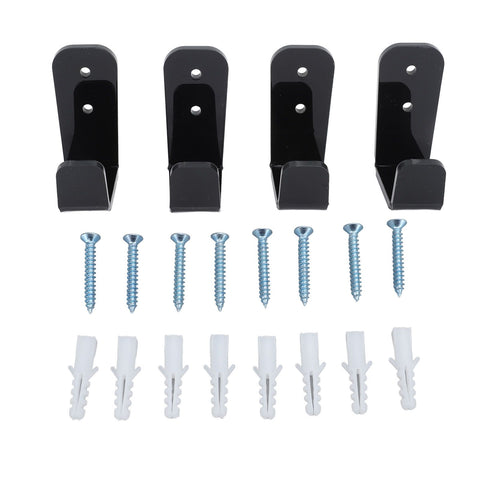 4PCS Hockey Stick Rack Black Acrylic Hockey Stick Holder Wall Mount Versatile Hockey Stick Hanger for Club Bar Garage In Australia - Darrahopens