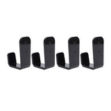 4PCS Hockey Stick Rack Black Acrylic Hockey Stick Holder Wall Mount Versatile Hockey Stick Hanger for Club Bar Garage In Australia - Darrahopens