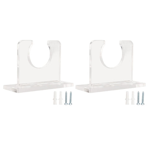 2pcs Baseball Bat Holder for Vertical Display Sturdy Acrylic Bat Hanger Baseball Bat Wall Mount Display Rack