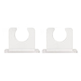 2pcs Baseball Bat Holder for Vertical Display Sturdy Acrylic Bat Hanger Baseball Bat Wall Mount Display Rack