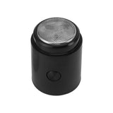 Mini Electric Beard Trimmer for Men Rechargeable Portable Travel Pocket Beard Trimmer for Mustache Stubble Body Grooming Black Vertical Stripe Style