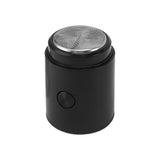 Mini Electric Beard Trimmer for Men Rechargeable Portable Travel Pocket Beard Trimmer for Mustache Stubble Body Grooming Black Vertical Stripe Style