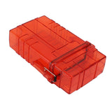 Cigarette Case 20 Capacity Plastic Cigarette Box Sealed Waterproof Cigarette Container Organizer Transparent Red In Australia - Darrahopens